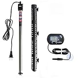 Soyon Aquarium Heater 500W, Fish Tank Heater with Adjustable Temperature 80 Gallon-100 Gallon Submersible Water Heater (500W with Extra Thermometer) Photo, new 2024, best price $20.99 review