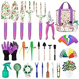 83 Pcs Garden Tools Set Succulent Tools Set,Heavy Duty Floral Gardening Kit with Storage Organizer and Hand Gloves,Adorable Outdoor Gardening Gifts Tools for Women Photo, new 2024, best price $28.99 review