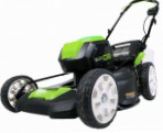 lawn mower Greenworks GLM801600 Photo and description