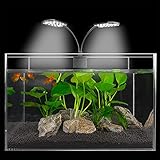 Foreverup LED Aquarium Licht, Aquarium Beleuchtung mit Clip, Clip-on Aquarium Lampe Fish Tank Lights Aquarium Clip Licht für Fisch Tank Pflanze, Zierfische, Wasserpflanzen, EU-Stecker (weißes Licht) Foto, neu 2024, bester Preis 13,99 € Rezension
