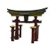 foto Rosewood Palissandro giapponese Torii Gate acquario ornamento recensione