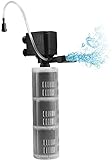 XpertMatic DB-368F 3 Stages 475 GPH Aquarium Filter for Up to 180 Gallon Fish Tank, Submersible Internal Fish Tank Filter with Water Pump, Power Filter for Fish Tank, Aquarium, Pond Photo, new 2024, best price $29.99 review