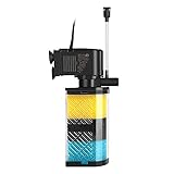 AquaMiracle Aquarium Filters – 3-Stage Aquarium Filter in-Tank Filter Internal Aquarium Filter Fish Tank Filter for 10-40 Gallon Fish Tanks with Aeration Oxygenation, Flow Direction Adjustable Photo, new 2024, best price $18.99 review