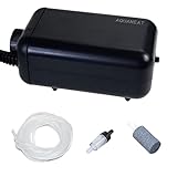 AQUANEAT Aquarium Air Pump, for up to 10 Gallon Fish Tank, 40 GPH Hydroponic Oxygen Aerator, with Airline Tubing, Air Stone, Air Bubbler, Check Valve Photo, new 2024, best price $7.88 review