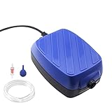 FYD 3W Aquarium Air Pump Ultra Quiet 1.8L/Min with Accessories for Up to 30 Gallon Fish Tank Photo, new 2022, best price $10.99 review