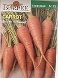 Burpee 66654 Carrot Short 'n Sweet Seed Packet Photo, new 2024, best price $6.95 review