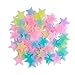 Photo AM AMAONM 100 Pcs Colorful Glow in The Dark Luminous Stars Fluorescent Noctilucent Plastic Wall Stickers Murals Decals for Home Art Decor Ceiling Wall Decorate Kids Babys Bedroom Room Decorations review