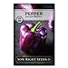 Photo Sow Right Seeds - Purple Beauty Pepper Seed for Planting - Non-GMO Heirloom Packet with Instructions to Plant and Grow an Outdoor Home Vegetable Garden - Productive Sweet Bell Peppers - Great Gift review