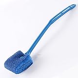SLSON Aquarium Algae Scraper Double Sided Sponge Brush Cleaner Long Handle Fish Tank Scrubber for Glass Aquariums and Home Kitchen,15.4 inches Photo, new 2024, best price $6.99 review
