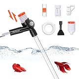 Hachtecpet Aquarium Gravel Vacuum Cleaner: Quick Fish Tank Siphon Cleaning with Algae Scrapers Air-Pressing Button Water Changer kit for Water Changing | Sand Cleaner Photo, new 2024, best price $16.99 review