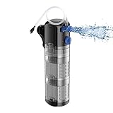 Yochaqute Aquarium Fish Tank Filter: 8w Internal Filter Pump for 40-120 Gallon Salt Water | Fresh Water | Coral Tank | Turtle Tank with 2 Stages Filtration & Strong Suction Cups Photo, new 2024, best price $32.99 review