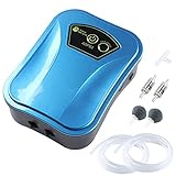 AquaMiracle Lithium Battery Powered Portable Aquarium Air Pump, USB Rechargeable Fish Tank Air Pump, AC/DC Dual Mode, Works as a Normal Air Pump and for Outdoor Fishing and Power Outage Photo, new 2024, best price $25.99 review