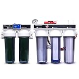 LiquaGen - 6 Stage Heavy Duty - 0 TDS/PPM Reverse Osmosis/Deionization Aquarium Reef Water Filter System, 150 GPD | Ultimate Purification RO/DI Machine w/Dual Deionization Canisters Photo, new 2024, best price $319.99 review