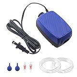FYD 4W Aquarium Air Pump 1.8L/Min*2 Dual Outlet with Accessories for Up to 50 Gallon Fish Tank Photo, new 2024, best price $15.99 review