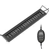 NICREW AquaLux 24/7 LED Aquarium Light, Freshwater Fish Tank Light for Planted Aquariums, 24 Hours Lighting Cycle and Automatic Timer Function, 18-24 Inches, 14 Watts Photo, new 2024, best price $33.99 review