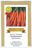Möhre – Karotte - sehr süß – Früh- und Haupternte - Tendersweet - 200 Samen Foto, neu 2024, bester Preis 1,95 € Rezension