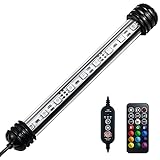 LVY TECH Submersible Aquarium Light, Fish Tank Light with Timer, Full Waterproof, Brightness Adjustable Strong Suction Cups, Wireless Remote Control Fish Light Photo, new 2024, best price $13.99 review