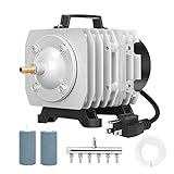 VIVOHOME 32W 950 GPH 60L/min 6 Outlets Commercial Air Pump with 2 PCS 4 x 2 Inch Airstones and 25-ft Air Tubing Combo, 3 Sets Photo, new 2024, best price $54.99 review