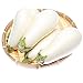 Photo Unique Eggplant Seeds for Planting, Casper White - 1 g 200+ Seeds - Non-GMO, Heirloom Egg Plant Seeds - Home Garden Vegetable White Eggplant Seeds - Sealed in a Beautiful Mylar Package review