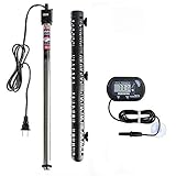 Soyon Aquarium Heater 500W, Fish Tank Heater with Adjustable Temperature 80 Gallon-100 Gallon Submersible Water Heater (500W with Extra Thermometer) Photo, new 2024, best price $20.99 review