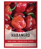 Red Habanero Pepper Seeds for Planting 100+ Heirloom Non-GMO Habanero Peppers Plant Seeds for Home Garden Vegetables Makes a Great Gift for Gardeners by Gardeners Basics Photo, new 2024, best price $5.95 review