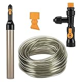 hygger Bucket-Free Aquarium Water Change Kit Fish Tank Auto Siphon Pump Gravel Cleaner Tube with Long Hose Water Changer Maintenance Tool 49-FEET Photo, new 2024, best price $39.99 review