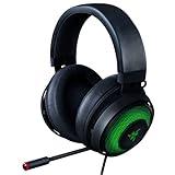 Razer Kraken Ultimate RGB USB Gaming Headset: THX 7.1 Spatial Surround Sound - Chroma RGB Lighting - Retractable Active Noise Cancelling Mic - Aluminum & Steel Frame - for PC - Classic Black Photo, new 2024, best price $64.99 review