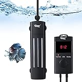 hygger Variable Frequency Aquarium Heater, 200W Quartz Fish Tank Heater with LED Digital Display Thermostat Controller for 20-40 Gallon Freshwater Saltwater Tank Photo, new 2024, best price $31.99 review