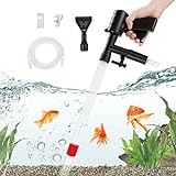 Luxbird Aquarium Gravel Cleaner New Quick Water Changer with Air-Pressure Button Fish Tank Sand Cleaner Kit Long Nozzle Water Hose Controller Clamp for Aquarium Cleaning Gravel and Sand Photo, new 2024, best price $18.99 review