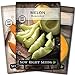 Photo Sow Right Seeds - Cantaloupe Fruit Seed Collection for Planting - Individual Packets Honey Rock, Hales Best and Honeydew Melon, Non-GMO Heirloom Seeds to Plant an Outdoor Home Vegetable Garden… review