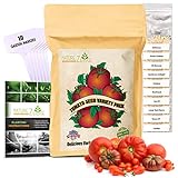 NatureZ Edge Heirloom Tomato Seeds for Planting Home Garden - 10 Heirloom Tomatoes Variety Pack and 10 Garden Markers - Non GMO Heirloom Tomatoes Seeds - Beefsteak, Jubilee, Cherry, Roma, and More Photo, new 2024, best price $13.97 review