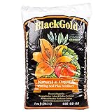 SunGro Black Gold All Purpose Natural and Organic Potting Soil Fertilizer Mix for House Plants, Vegetables, Herbs and More, 1 Cubic Feet Bag Photo, new 2024, best price $23.09 review