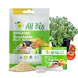 ALL BIO - Organic Plant Food - Vegetable and Edible Greens Nutrients/Biostimulants for Indoor House Plants and Outdoor Plants/Mixed in Water/Foliar Spray. Covers Approx. 1,800 sq.ft (10g) Photo, new 2024, best price $13.99 review