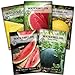 Photo Sow Right Seeds - Watermelon Seed Collection for Planting - Crimson Sweet, Allsweet, Sugar Baby, Yellow Crimson, and Golden Midget Melon Seeds - Non-GMO Heirloom Seeds to Plant a Home Vegetable Garden review