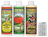 FoxFarm Liquid Nutrient Trio Soil Formula: Big Bloom, Grow Big, Tiger Bloom (Pack of 3-16 oz Bottles) + Twin Canaries Chart Photo, new 2024, best price $28.89 review