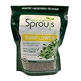 Nature Jims Sprouts Sunflower Seeds - Certified Organic Black Oil Sunflower Sprouts for Soups - Raw Bird Food Seeds - Non-GMO, Chemicals-Free - Easy to Plant, Fast Sprouting Sun Flower Seeds - 8 Oz Photo, new 2024, best price $13.50 review