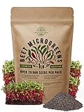 Beet Sprouting & Microgreens Seeds - Non-GMO, Heirloom Sprout Seeds Kit in Bulk 1lb Resealable Bag for Planting & Growing Microgreens in Soil, Coconut Coir, Garden, Aerogarden & Hydroponic System. Photo, new 2024, best price $23.99 review