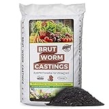 BRUT WORM FARMS Worm Castings Soil Builder - 30 Pounds - Organic Fertilizer - Natural Enricher for Healthy Houseplants, Flowers, and Vegetables - Use Indoors or Outdoors - Non-Toxic and Odor Free Photo, new 2024, best price $33.90 review