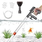 STARROAD-TIM Fish Tank Gravel Cleaner Newly Upgraded Fish Tank Water Changer with Air Pressure Button Long Nozzle Water Flow Controller for Fish Tank Cleaning Gravel and Sand Photo, new 2024, best price $18.99 review
