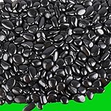 CJGQ Black Pebbles for Plants 7lb Bulk Bag Aquarium Gravel 1