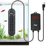 hygger Fully Submersible 500 W Aquarium Heater with External Temperature Display Controller Upgraded Double Quartz Tubes Fish Tank Heater for 65-120 Gallon, Suitable for Marine and Freshwater Photo, new 2024, best price $65.99 review