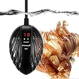 Orlushy 50W Mini Submersible Aquarium Heater with External Temp Controller and Built-in Thermometer for Small Fish Tank Photo, new 2024, best price $17.99 review