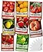 Photo Heirloom Tomatoes for Planting 8 Variety Pack, San Marzano, Roma VF, Large Cherry, Ace 55 VF, Yellow Pear, Tomatillo, Brandywine Pink, Golden Jubilee Tomato Seeds for Garden Non GMO Gardeners Basics review