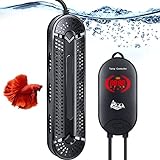 AQQA Aquarium Heater 500W 800W Submersible Fish Tank Heater with Double Explosion-Proof Quartz Tubes and External LCD Display Controller for Marine Saltwater and Freshwater Photo, new 2024, best price $74.99 review