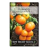 Sow Right Seeds - Kellogg's Breakfast Tomato Seed for Planting - Non-GMO Heirloom Packet with Instructions to Plant a Home Vegetable Garden Photo, new 2024, best price $4.99 review