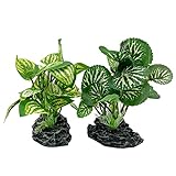 Aquarium Plants Betta Fish Tank Decorations 4inch/Small Size Soft Silk Artificial Plant Goldfish Waterscape Fish Hides Snake Tank/Reptiles Plants Photo, new 2024, best price $13.99 review
