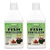 Harris Organic Plant Food and Plant Fertilizer, Hydrolyzed Liquid Fish Fertilizer Emulsion Great for Tomatoes and Vegetables, 3-3-0.3, 32oz (32oz (Quart) 2-Pack) Photo, new 2024, best price $24.99 review