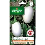 Vilmorin - Sachet graines Aubergine blanche ronde à oeuf Photo, nouveau 2024, meilleur prix 5,85 € examen