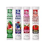 Dr. Joe Water Soluble Fertilizer PlantFood Bundle | Flowers, Vegetables, and House Plants(Growing Booster &Nutrients) | Pack of 4 -14 Fizzing Tablets for Indoor & Outdoor Garden Potted Houseplants Photo, new 2024, best price $24.99 review