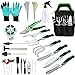 Photo Heavy Duty Garden Tool Set with Soft Rubberized Non-Slip Gardening Tools, 20 PCS Gardening Tools Set Succulent Tools Set Stainless Steel Garden kit Tools for Men Women review